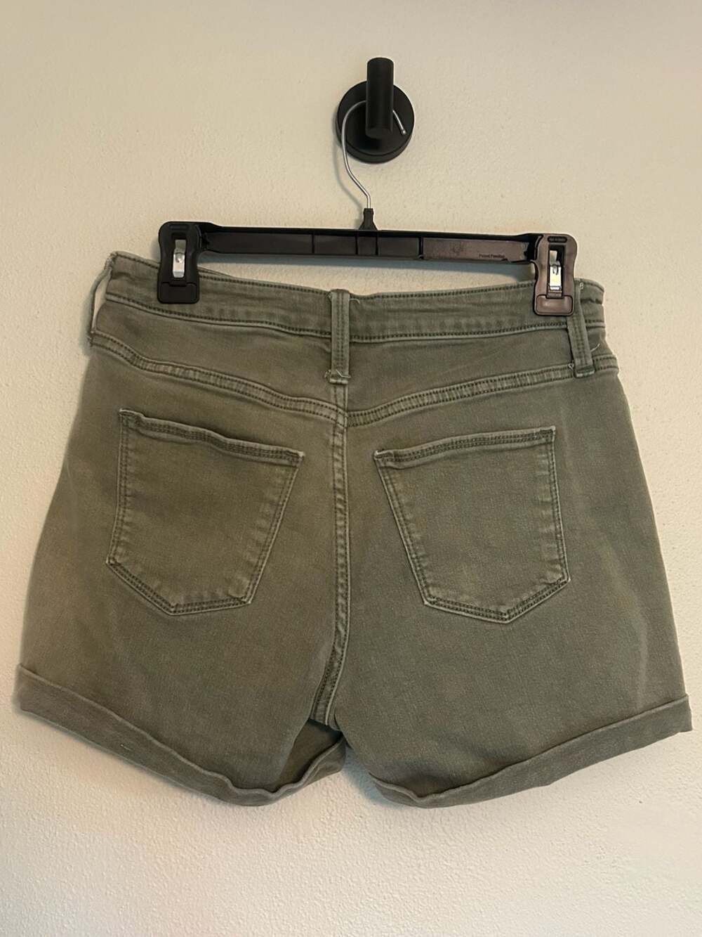 Universal Thread High Rise Midi Cuffed Denim Shorts - Picture 2 of 6